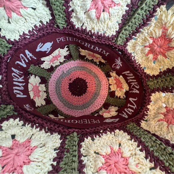 NEW unique Crochet Sun Hat - Pink, Green, Cream
With comfort strap inside🩷🤍💚 - Picture 3 of 6